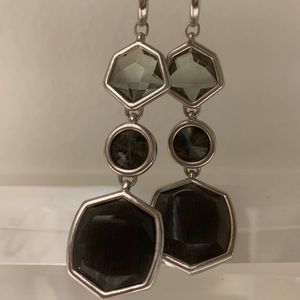 Kendra Scott silver dangle earrings